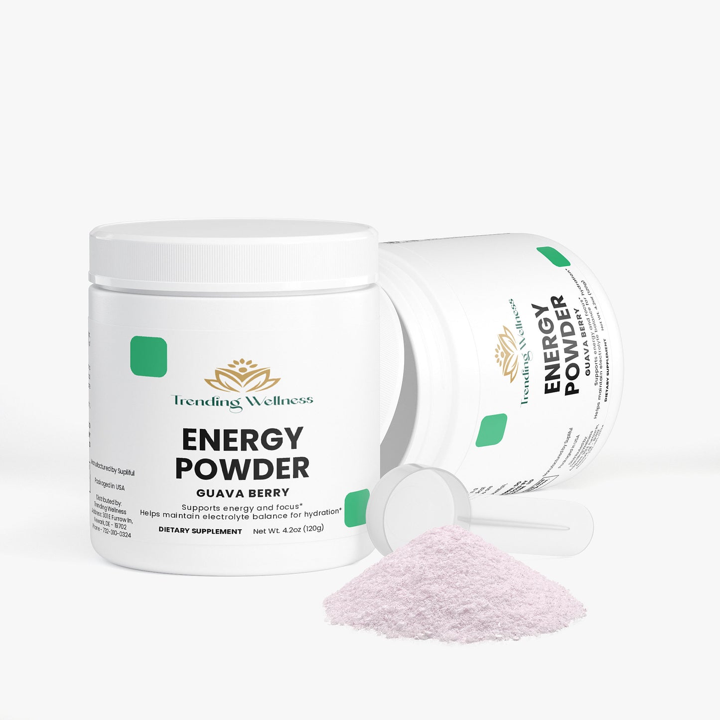Energy Powder (Guava Berry) - Trending Wellness Store