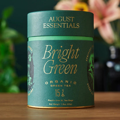 Essentials Bright Green Green Tea - 15 Tea Bags - Trending Wellness Store