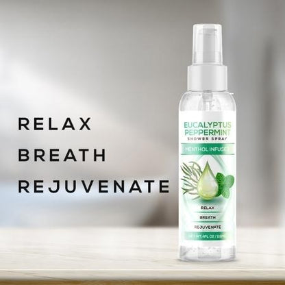 Eucalyptus Peppermint Essential Oil Shower Spray - Trending Wellness Store
