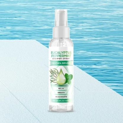 Eucalyptus Peppermint Essential Oil Shower Spray - Trending Wellness Store