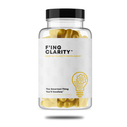 F'ing Clarity - Best Supplements for Brain Fog Relief | Improve Memory & Focus - Trending Wellness Store