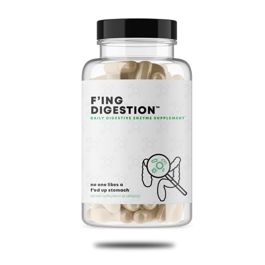 F'ing Digestion - Daily Digestive Enzyme + Probiotic Supplement - Trending Wellness Store