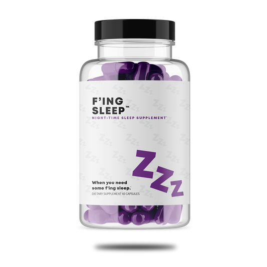 F'ing Sleep Night-Time Sleep Aid Supplement - Best Natural Sleep Aid - Trending Wellness Store