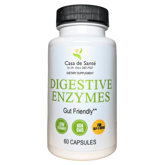 FODMAP Digestive Enzymes | Low FODMAP & GLP-1 Support for Heavy Meals & Bloating - Trending Wellness Store