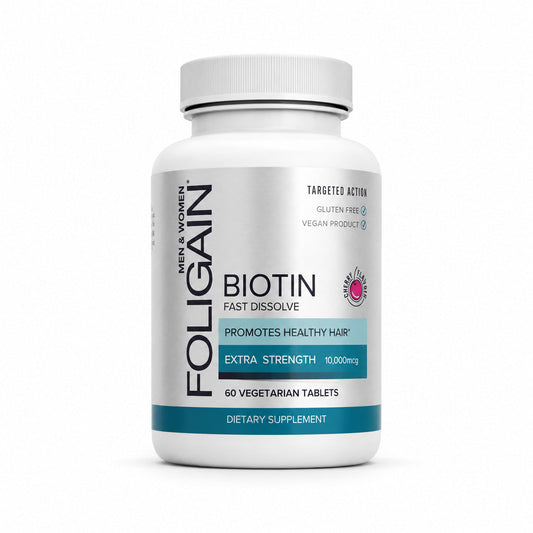 FOLIGAIN® Biotin Fast Dissolve Supplement For Healthier-Looking Hair - Trending Wellness Store