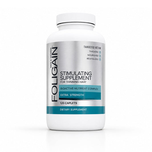 FOLIGAIN® Stimulating Supplement For Thinning Hair 120 Caplets - Trending Wellness Store