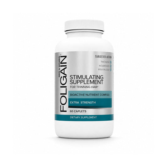 FOLIGAIN® Stimulating Supplement For Thinning Hair 60 Caplets - Trending Wellness Store