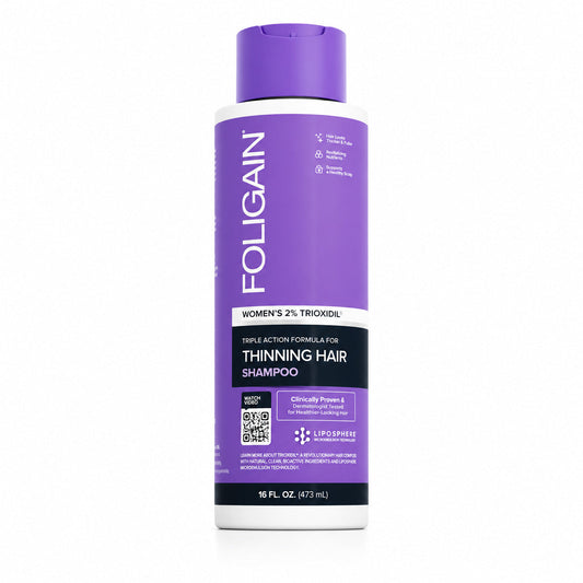 FOLIGAIN® Triple Action Shampoo For Thinning Hair For Women with 2% TRIOXIDIL® 473ml - Trending Wellness Store