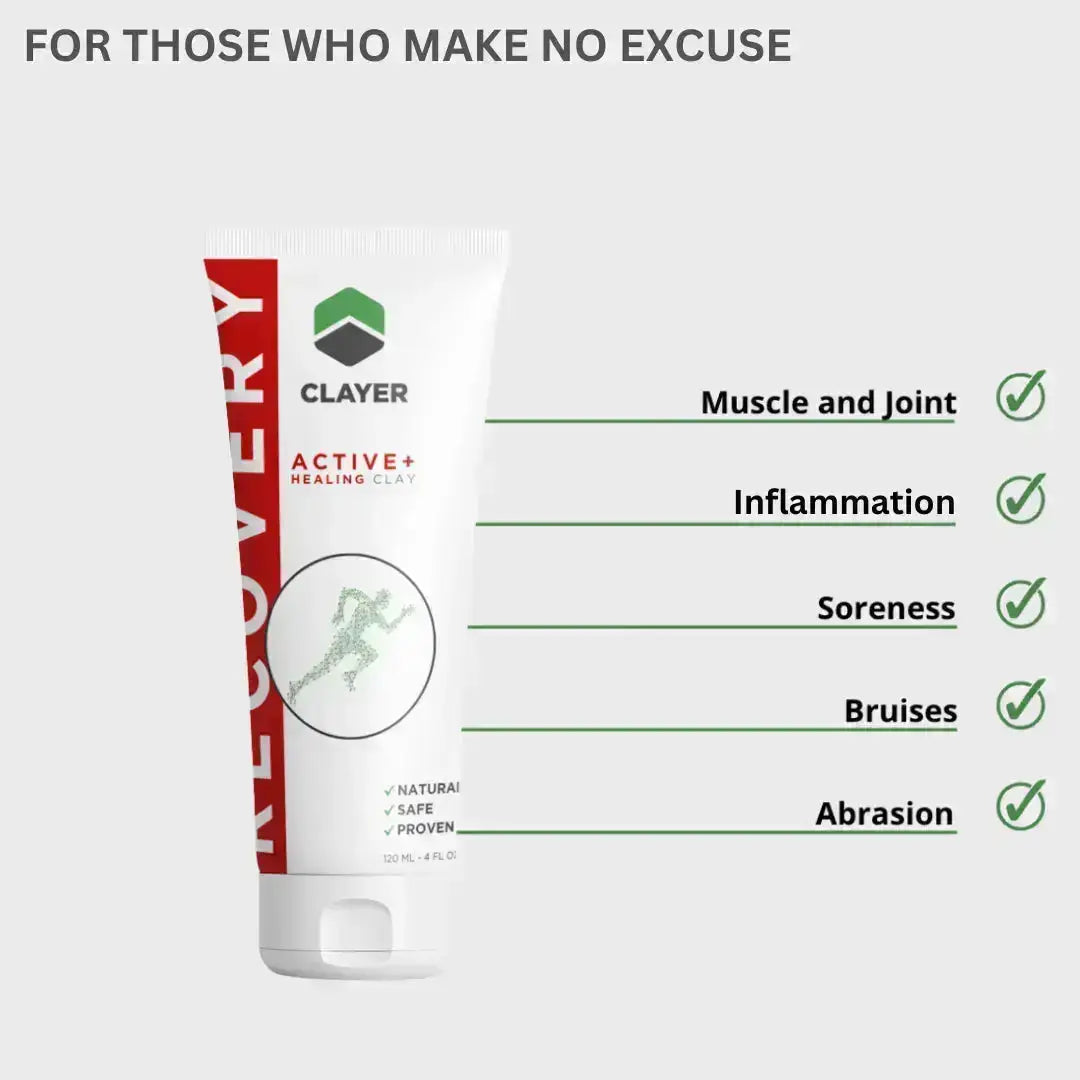 Sports Recovery Healing Clay - Athletes Faster Recovery Gym and more - 4 FL.OZ