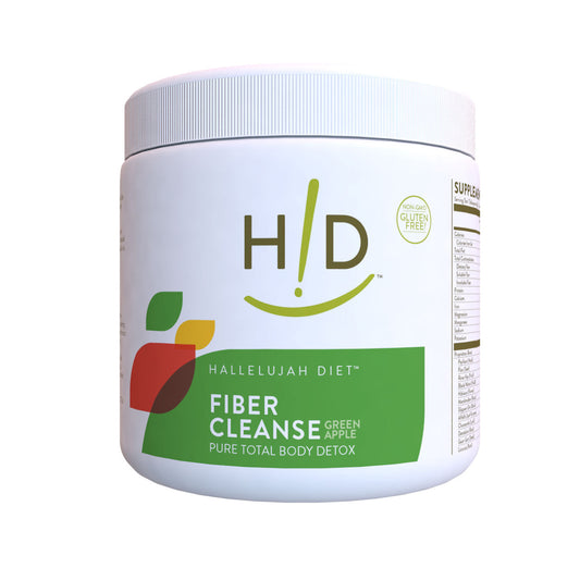 Fiber Cleanse Powder - Natural Colon Cleanse - (Green Apple, 8 oz) - Trending Wellness Store