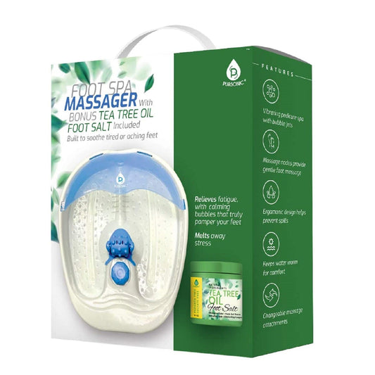 Foot Spa Massager with Tea Tree Oil Foot Salt Scrub (Warming Function) - Trending Wellness Store