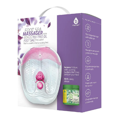 Foot Spa Massager with Tea Tree Oil Foot Salt Scrub (Warming Function) - Trending Wellness Store