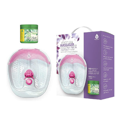 Foot Spa Massager with Tea Tree Oil Foot Salt Scrub (Warming Function) - Trending Wellness Store