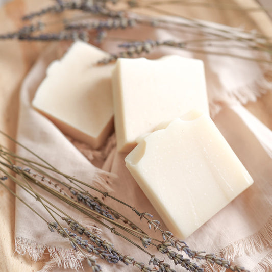 Fragrance Free Handmade Tallow + Goat Milk Soap Bar Trio - Trending Wellness Store