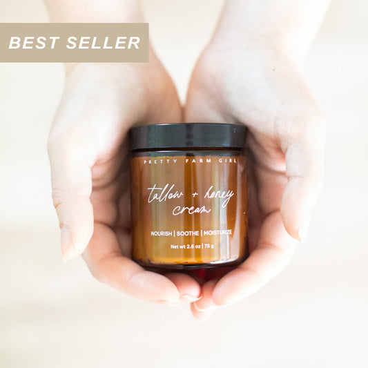 Fragrance Free Tallow + Honey Cream for Sensitive Skin - Trending Wellness Store