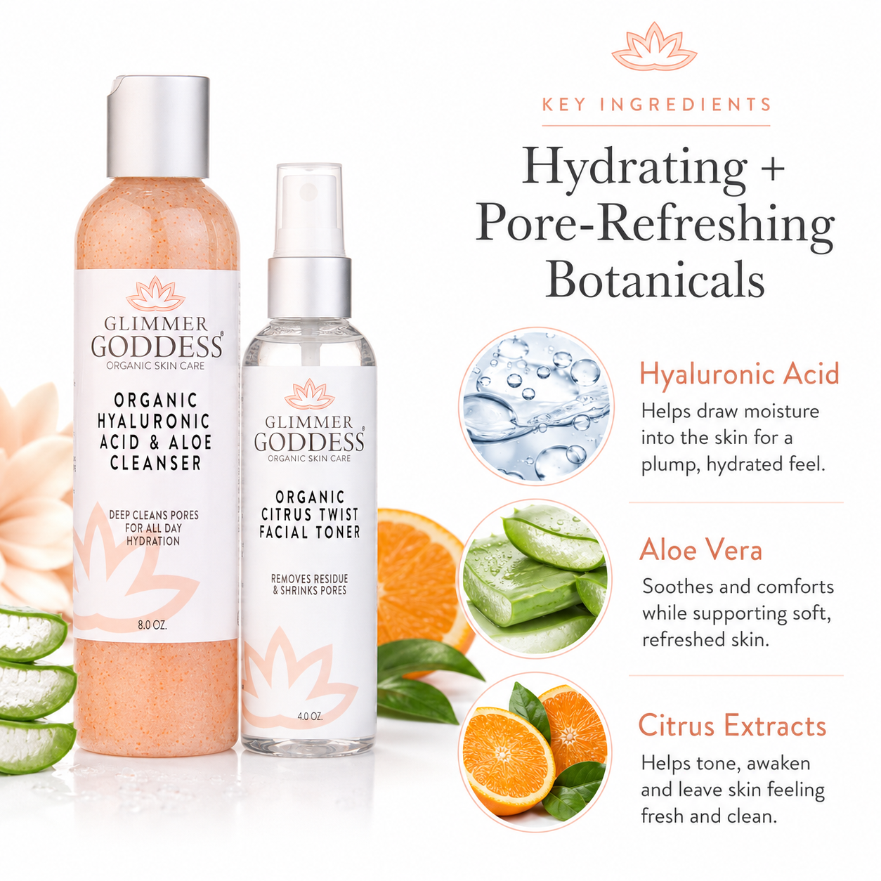 Fresh Start Duo – Hydrating Cleanser & Toner - Trending Wellness Store