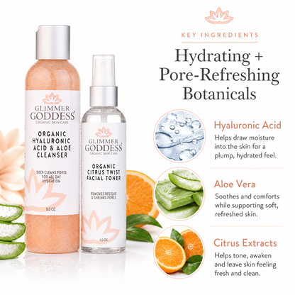 Fresh Start Duo – Hydrating Cleanser & Toner - Trending Wellness Store
