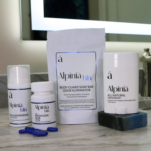 Full Body Wellness Kit – Deodorant, Soap, Methylene Blue Capsules & Lotion - Trending Wellness Store