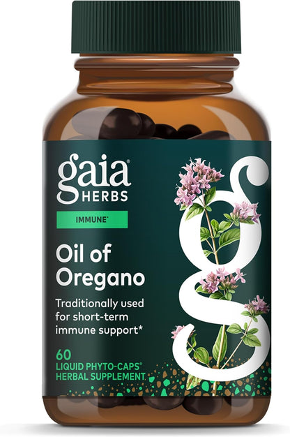 Gaia Herbs Oil of Oregano  60 Vegan Liquid Phyto-Capsules - Trending Wellness Store