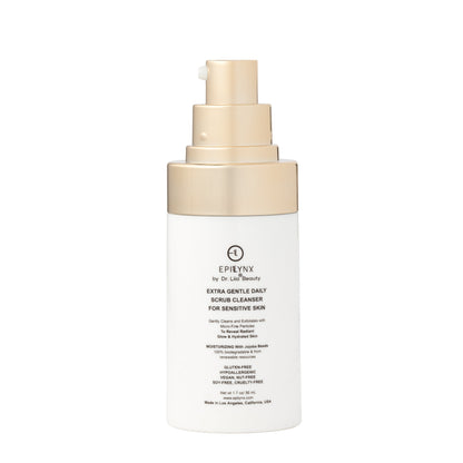 Gentle Exfoliating Face Scrub – Hyaluronic Acid, Aloe Vera & Biodegradable Jojoba Beads - Trending Wellness Store