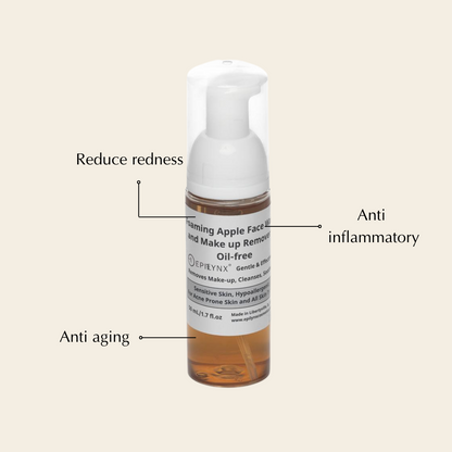 Gentle Foaming Facial Cleanser – Aloe, Apple & Ashwagandha for All Skin Types - Trending Wellness Store