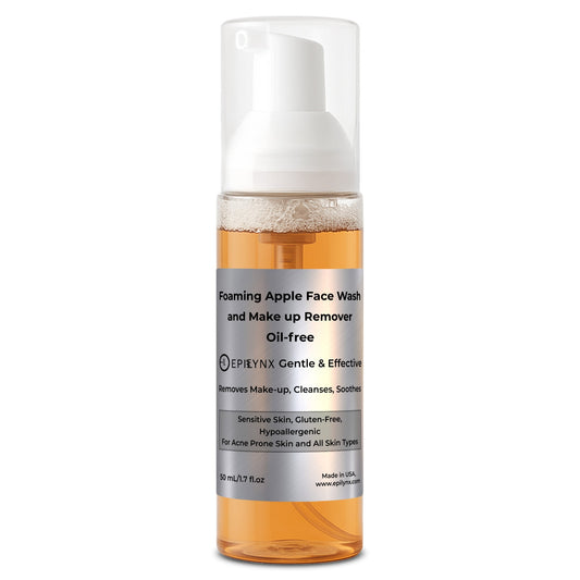 Gentle Foaming Facial Cleanser – Aloe, Apple & Ashwagandha for All Skin Types - Trending Wellness Store