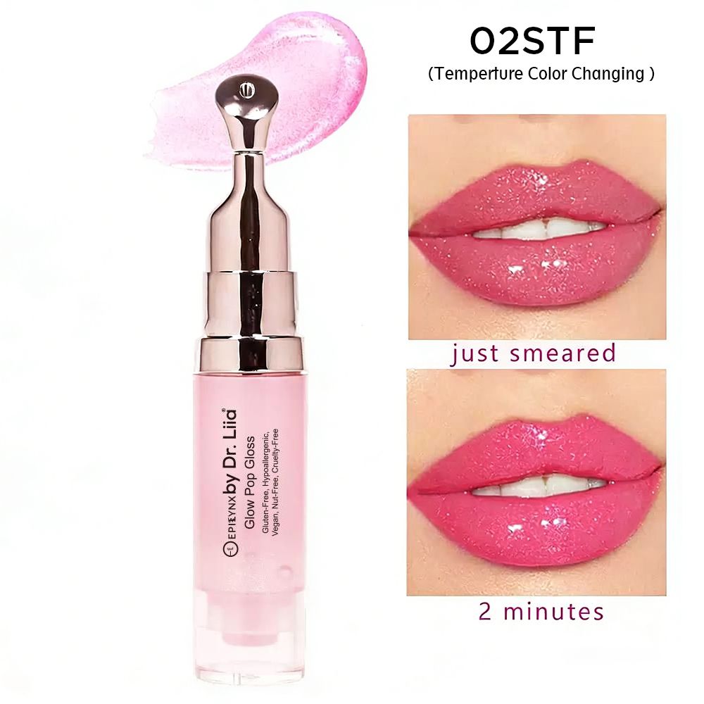 Glow Pop Gloss & Lip Treatment – Radiant Shine & pH Color-Shift - Trending Wellness Store