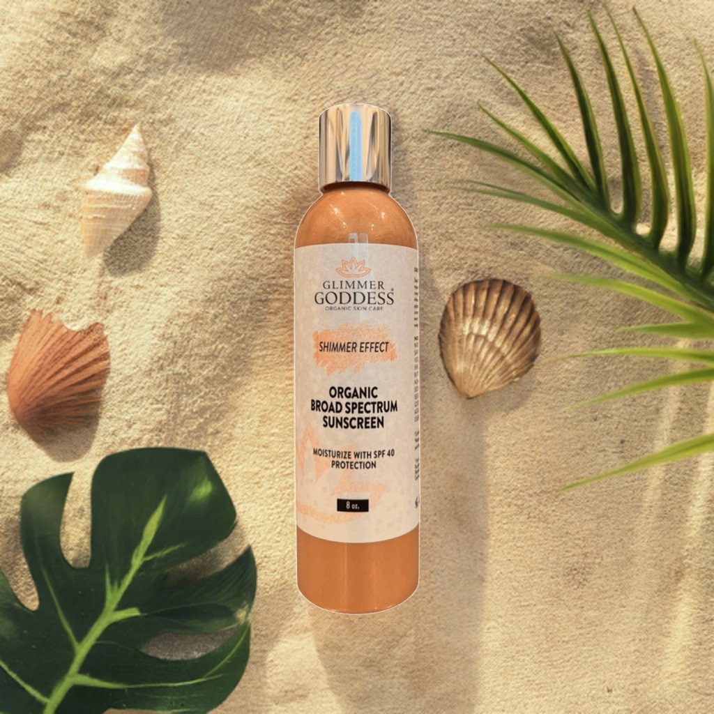Goddess Glow Shimmer Suntan Lotion SPF 40 – Reef-Safe Radiance - Trending Wellness Store