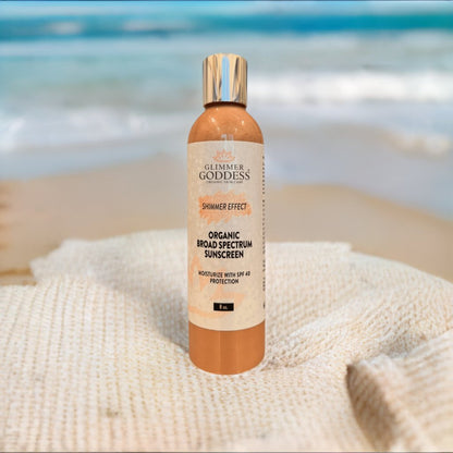 Goddess Glow Shimmer Suntan Lotion SPF 40 – Reef-Safe Radiance - Trending Wellness Store