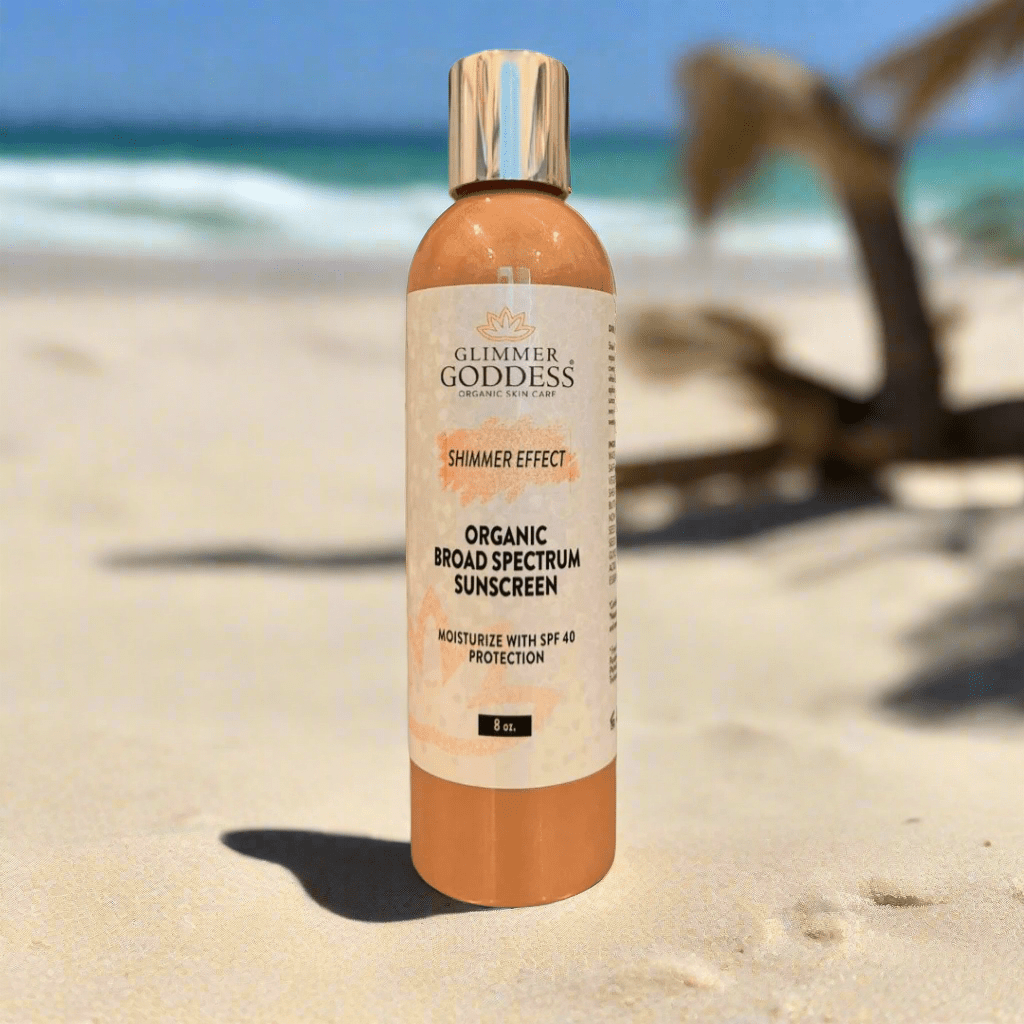 Goddess Glow Shimmer Suntan Lotion SPF 40 – Reef-Safe Radiance - Trending Wellness Store
