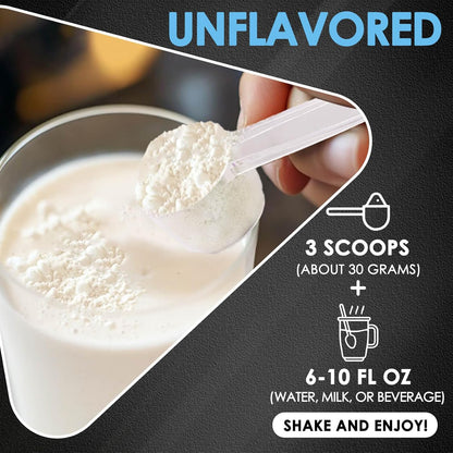 Grass-Fed Whey Isolate Protein Powder, 26g Protein/Serving, 1.1 LB - Trending Wellness Store