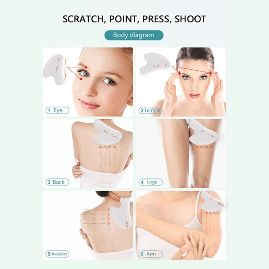 Gua-sha White Jade - Trending Wellness Store