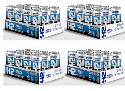H2ForLife Hydrogen Water With H2+Gold+Platinum, 4 Cases of (12) 12 oz. Cans - Trending Wellness Store