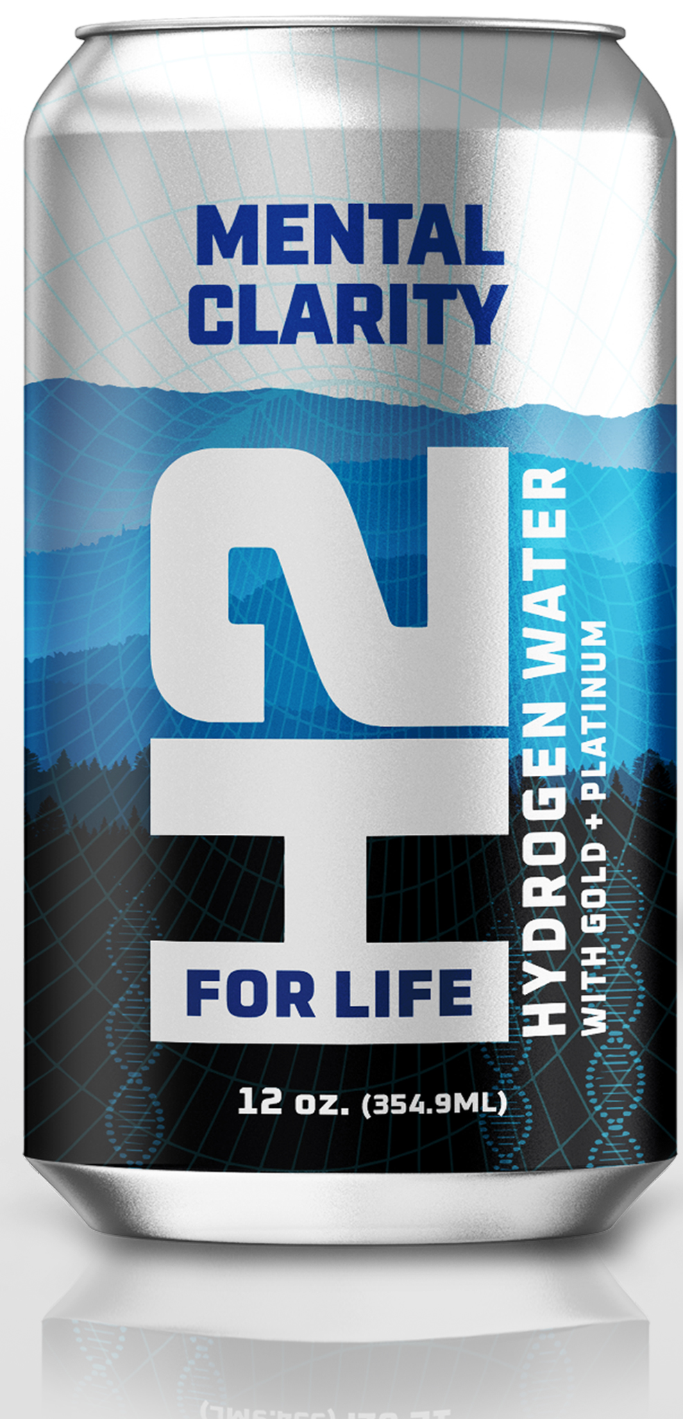 H2ForLife Hydrogen Water With H2+Gold+Platinum, 4 Cases of (12) 12 oz. Cans - Trending Wellness Store