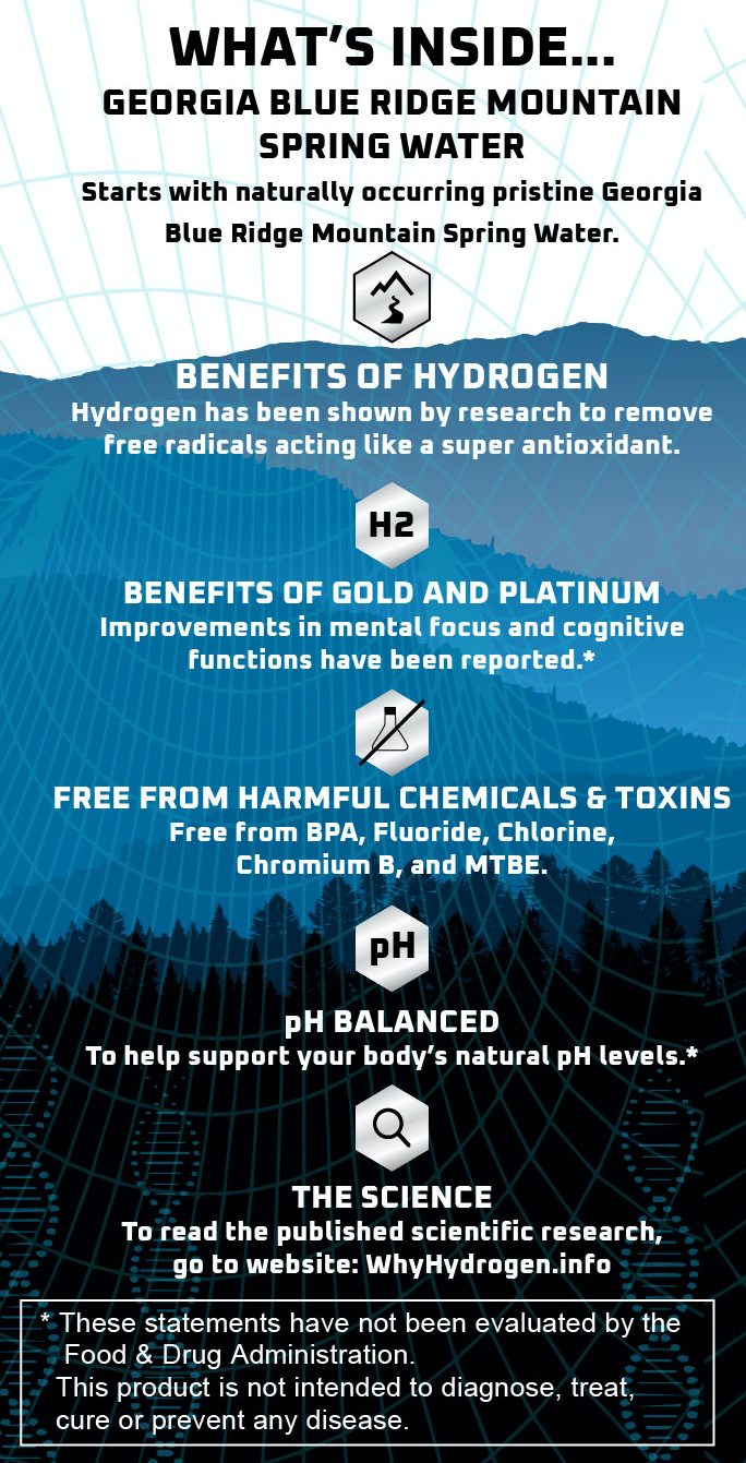 H2ForLife Hydrogen Water With H2+Gold+Platinum, 4 Cases of (12) 12 oz. Cans - Trending Wellness Store
