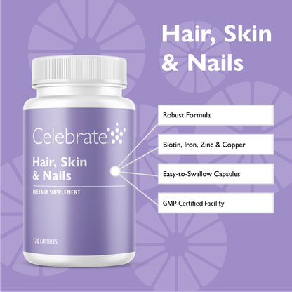 Hair, Skin & Nails Vitamin Capsules - Trending Wellness Store
