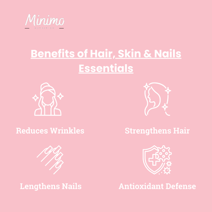 Hair, Skin and Nails Essentials, 60 ct. - Trending Wellness Store
