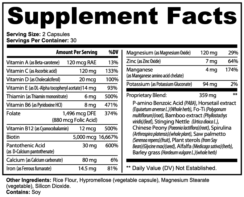 Hair, Skin and Nails Essentials, 60 ct. - Trending Wellness Store