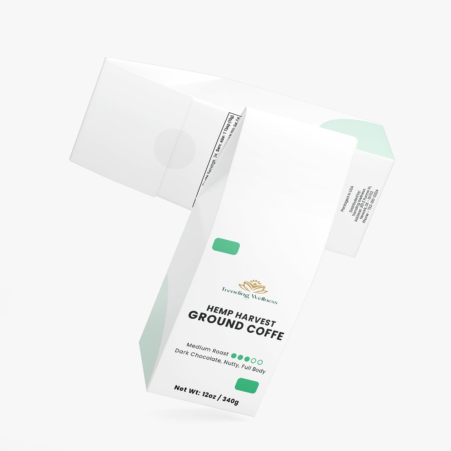 Hemp Harvest Coffee (Medium Roast) - Trending Wellness Store