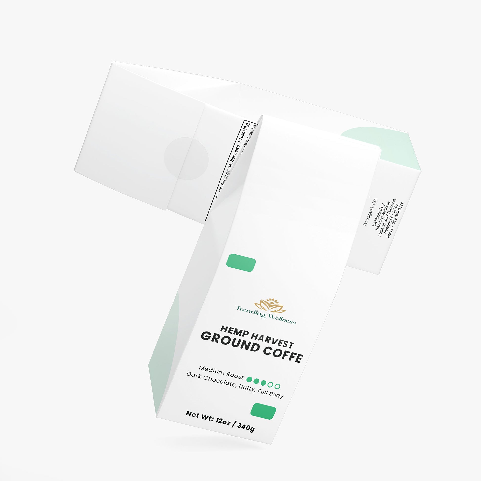 Hemp Harvest Coffee (Medium Roast) - Trending Wellness Store