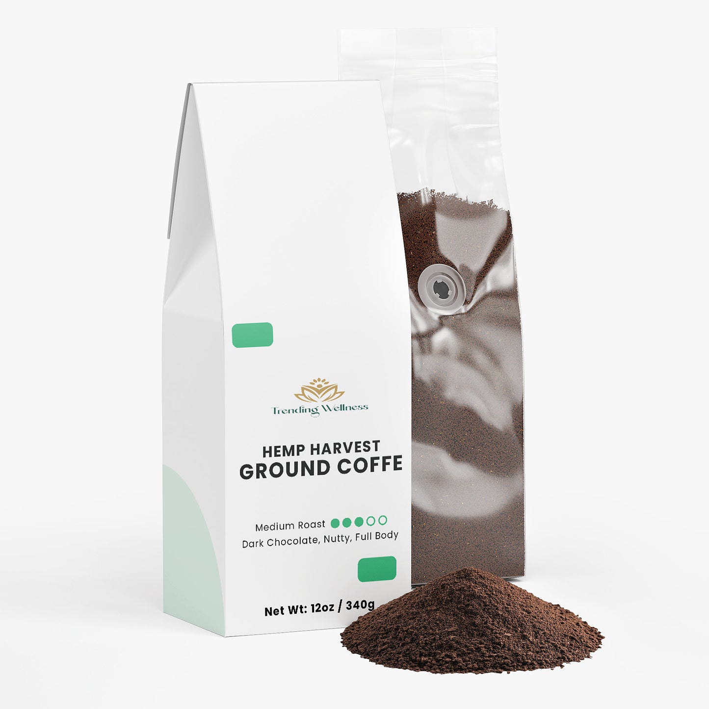 Hemp Harvest Coffee (Medium Roast) - Trending Wellness Store
