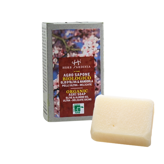 Herb Sardinia Organic Artisanal Agri-Soap Olive Oil & Almond - Trending Wellness Store