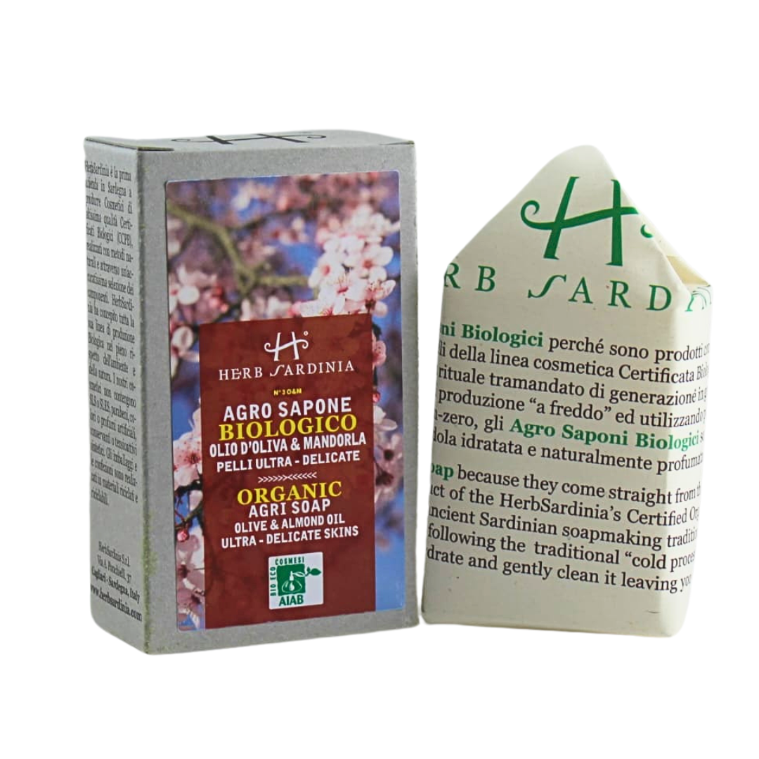 Herb Sardinia Organic Artisanal Agri-Soap Olive Oil & Almond - Trending Wellness Store