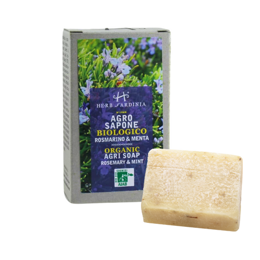 Herb Sardinia Organic Artisanal Agri-Soap Rosemary & Mint - Trending Wellness Store
