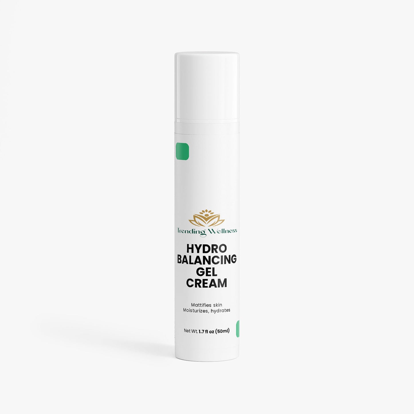 Hydrobalancing gel cream bottle on a white background