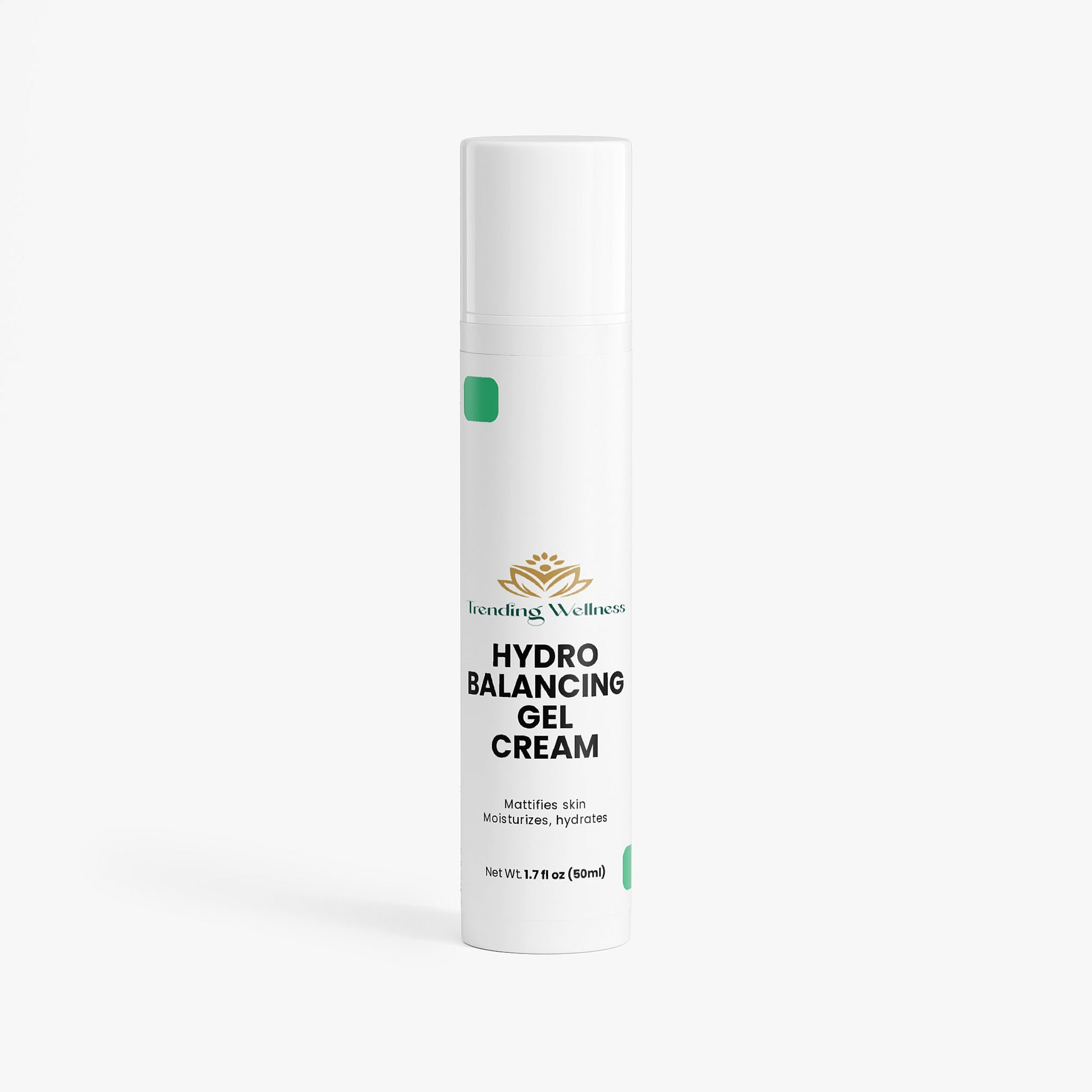 Hydrobalancing gel cream bottle on a white background