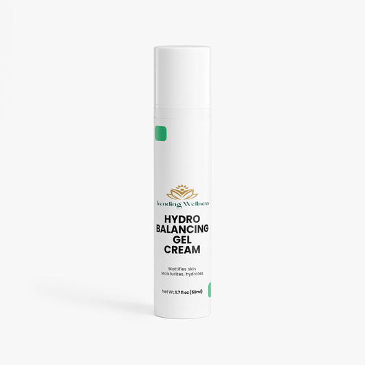 Hydrobalancing gel cream bottle on a white background