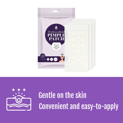 Hydrocolloid Pimple Patch, 120-Count, Multi Size Acne Solution 5 Pack - Trending Wellness Store