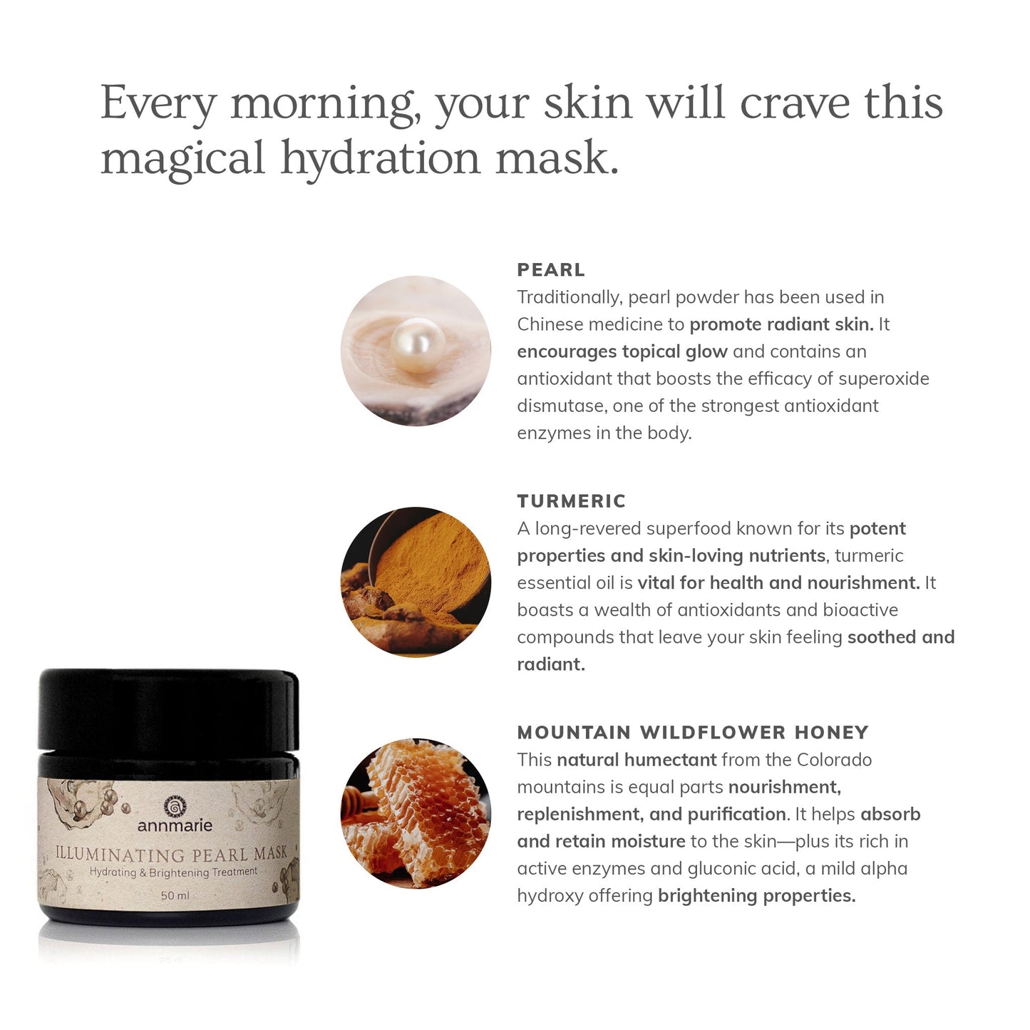 Illuminating Pearl Mask - Hydrating & Brightening Treatment (50ml)- Collective - Trending Wellness Store
