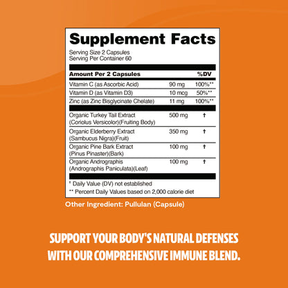 Immunity Blend Capsules, 120 count - Trending Wellness Store